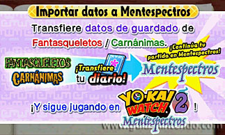 YO-KAI WATCH 2: Mentespectros / Fantasqueletos&nbsp;/ Carn&aacute;nimas
